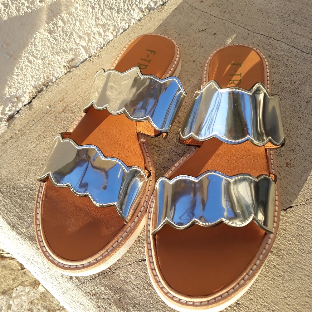F-Troupe Wave Edge Slide Sandals